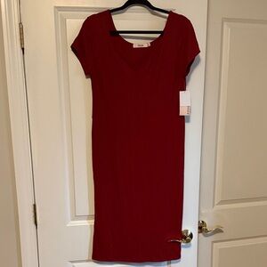 JustFab Burgundy Dress